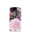 Etui PURO Glam Geo Flowers Apple iPhone XS/X (Paezele Roz)