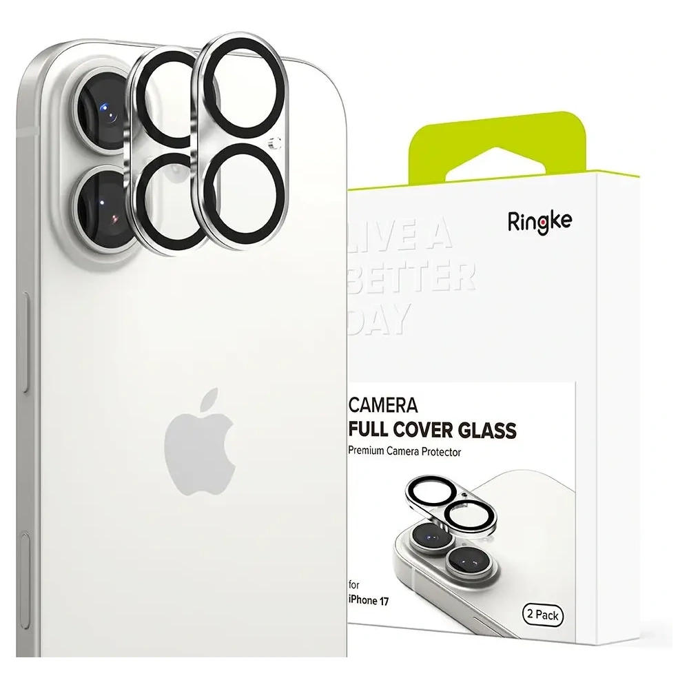 Osłona aparatu Ringke Camera Full Cover do Apple iPhone 17 Black [2 PACK]