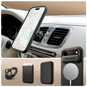 Etui Tech-Protect Kevlar Aura MagSafe do Apple iPhone 17 Air Black