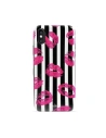Apple PURO Glam Miami Stripes Tasche iPhone XS/X (Kuss)