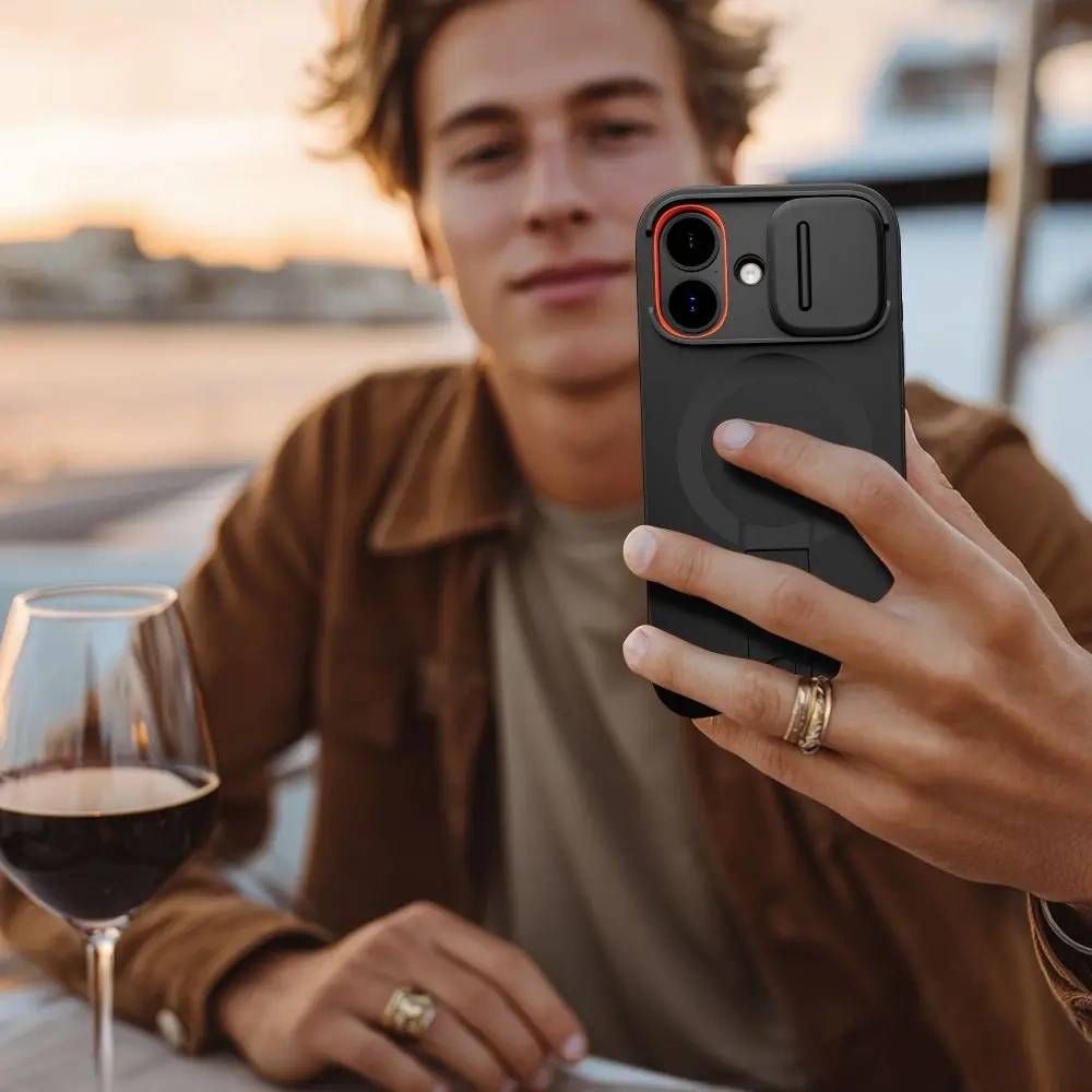 Etui Tech-Protect Kevlar Aura MagSafe do Apple iPhone 17 Black