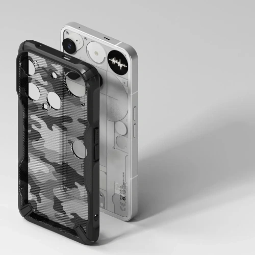 Etui Ringke Fusion-X do Nothing Phone (3) Camo Black
