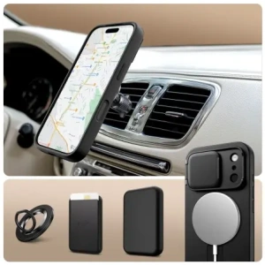 Etui Tech-Protect Kevlar Aura MagSafe do Apple iPhone 17 Pro Black