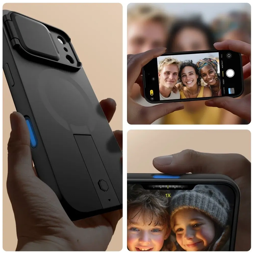 Etui Tech-Protect Kevlar Aura MagSafe do Apple iPhone 17 Pro Max Black