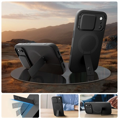 Etui Tech-Protect Kevlar Aura MagSafe do Apple iPhone 17 Pro Black