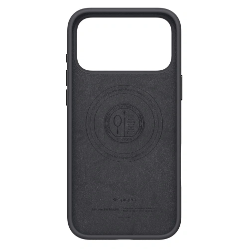 Etui Spigen Silicone Fit Mag MagSafe do Apple iPhone 17 Pro Max Black