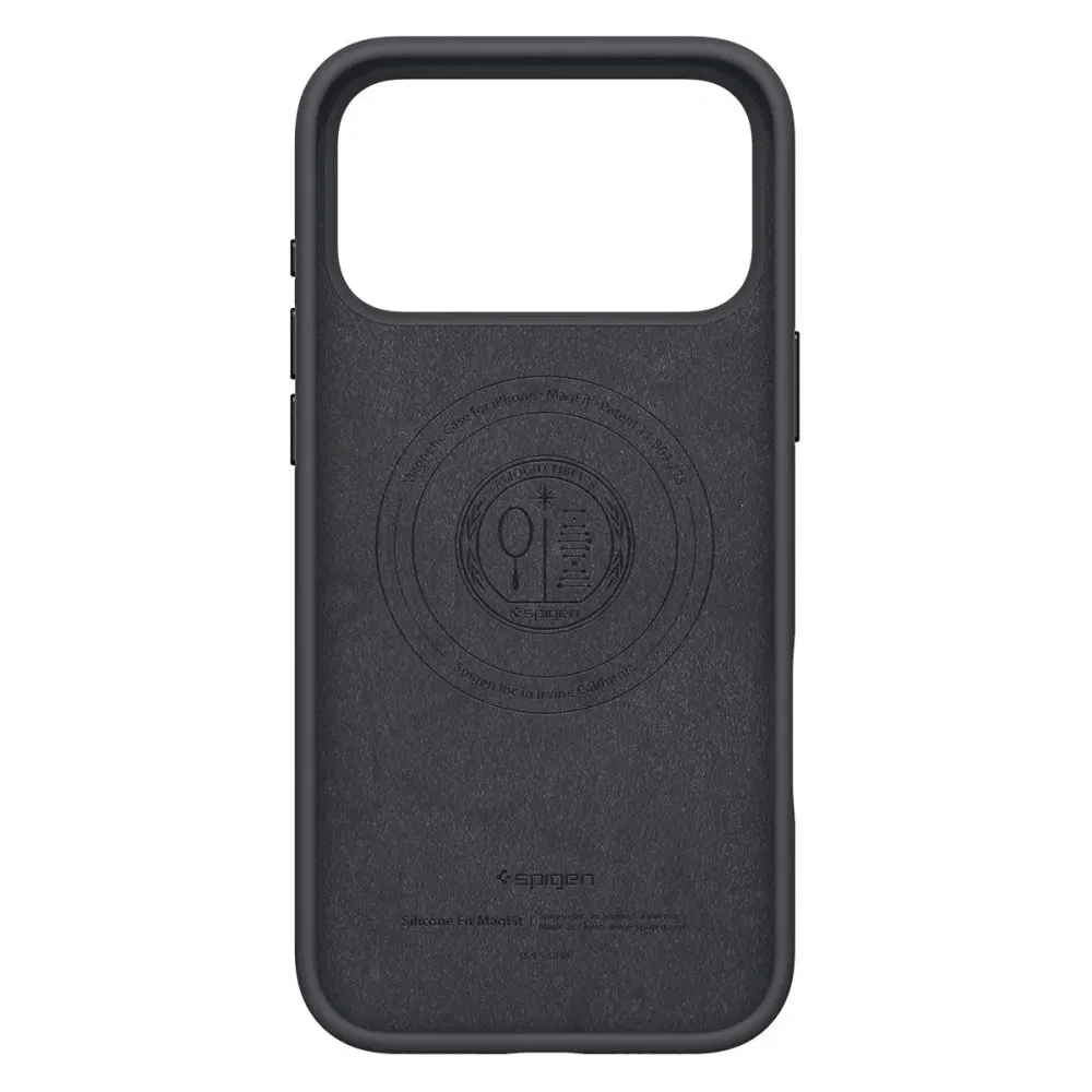 Etui Spigen Silicone Fit Mag MagSafe do Apple iPhone 17 Pro Max Black