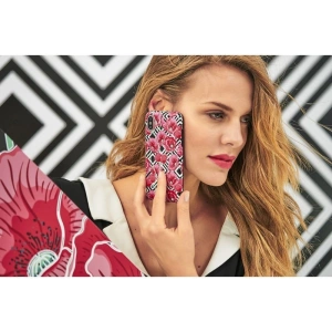 Kup Apple PURO Glam Geo Blumen Tasche iPhone XS/X (Rote Mohnblumen) - PUR050RED - {ean13} - Sklep Home Screen