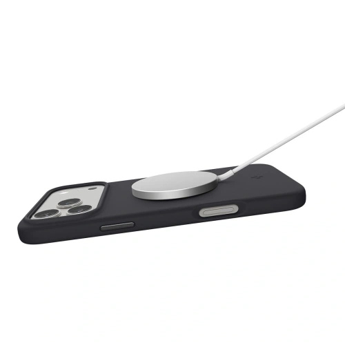 Etui Spigen Silicone Fit Mag MagSafe do Apple iPhone 17 Pro Max Black
