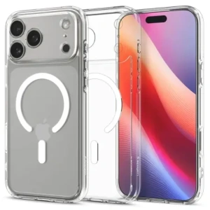 Etui Spigen Ultra Hybrid Mag MagSafe do Apple iPhone 17 Pro Max Clear/white