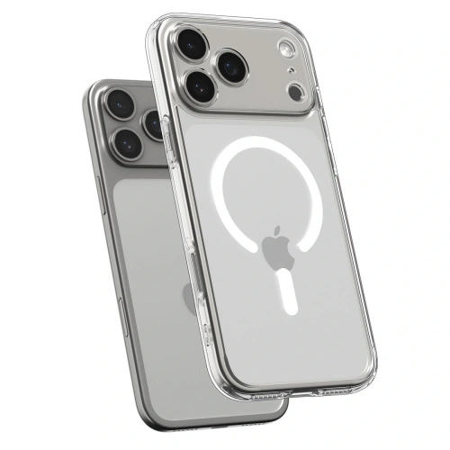 Etui Spigen Ultra Hybrid Mag MagSafe do Apple iPhone 17 Pro Max Clear/white