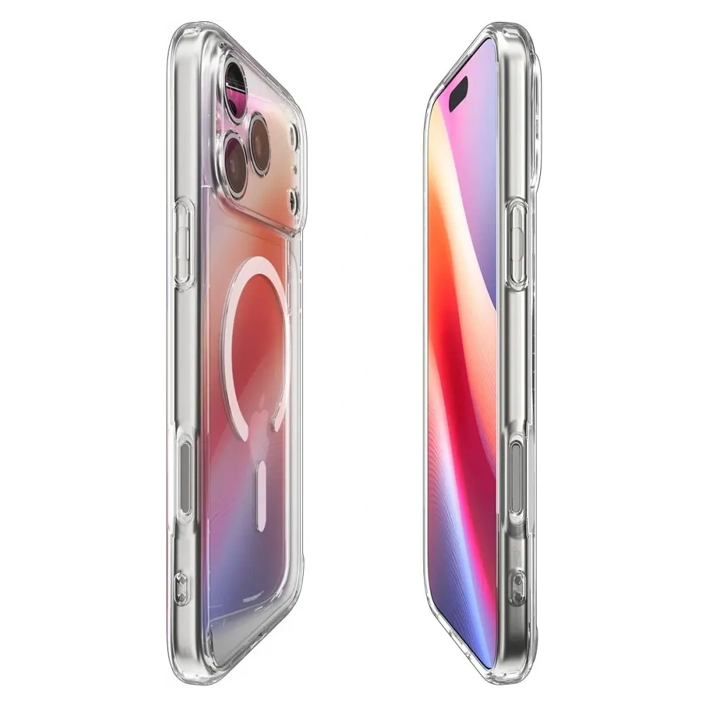 Etui Spigen Ultra Hybrid Mag MagSafe do Apple iPhone 17 Pro Max Clear/white