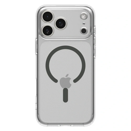 Etui Spigen Ultra Hybrid Mag MagSafe do Apple iPhone 17 Pro Max Clear/graphite