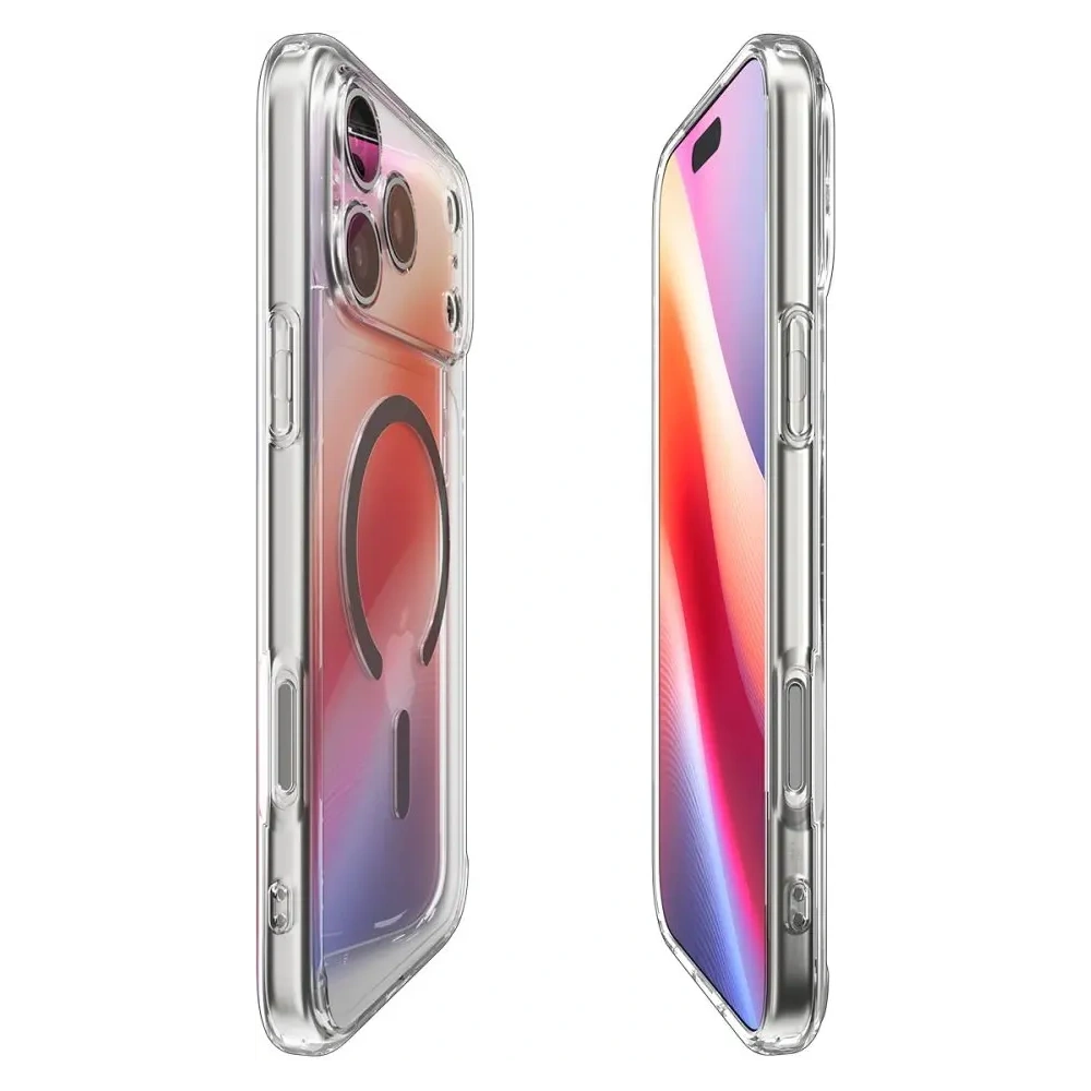 Etui Spigen Ultra Hybrid Mag MagSafe do Apple iPhone 17 Pro Max Clear/graphite