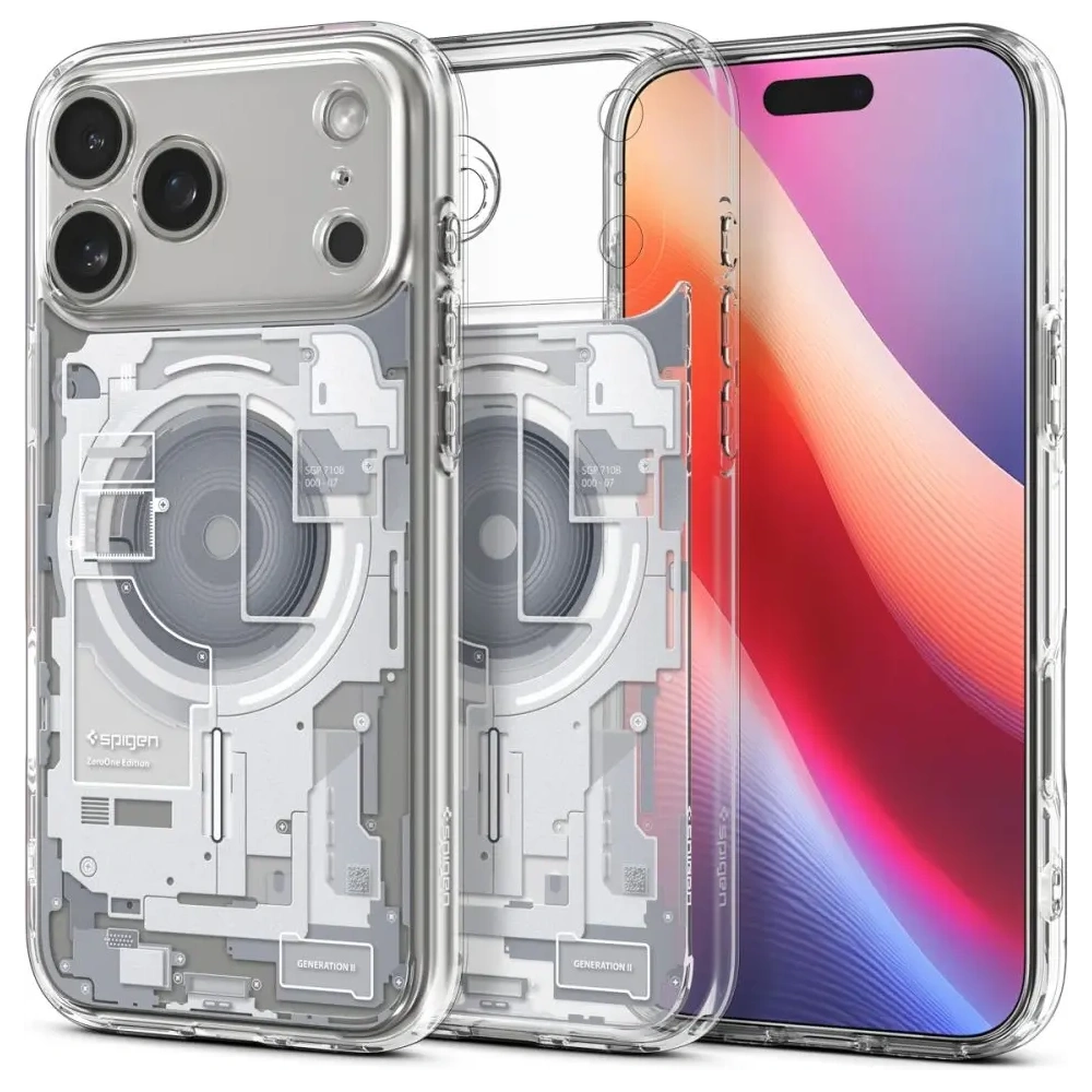 Etui Spigen Ultra Hybrid Mag MagSafe do Apple iPhone 17 Pro Max Zero One White