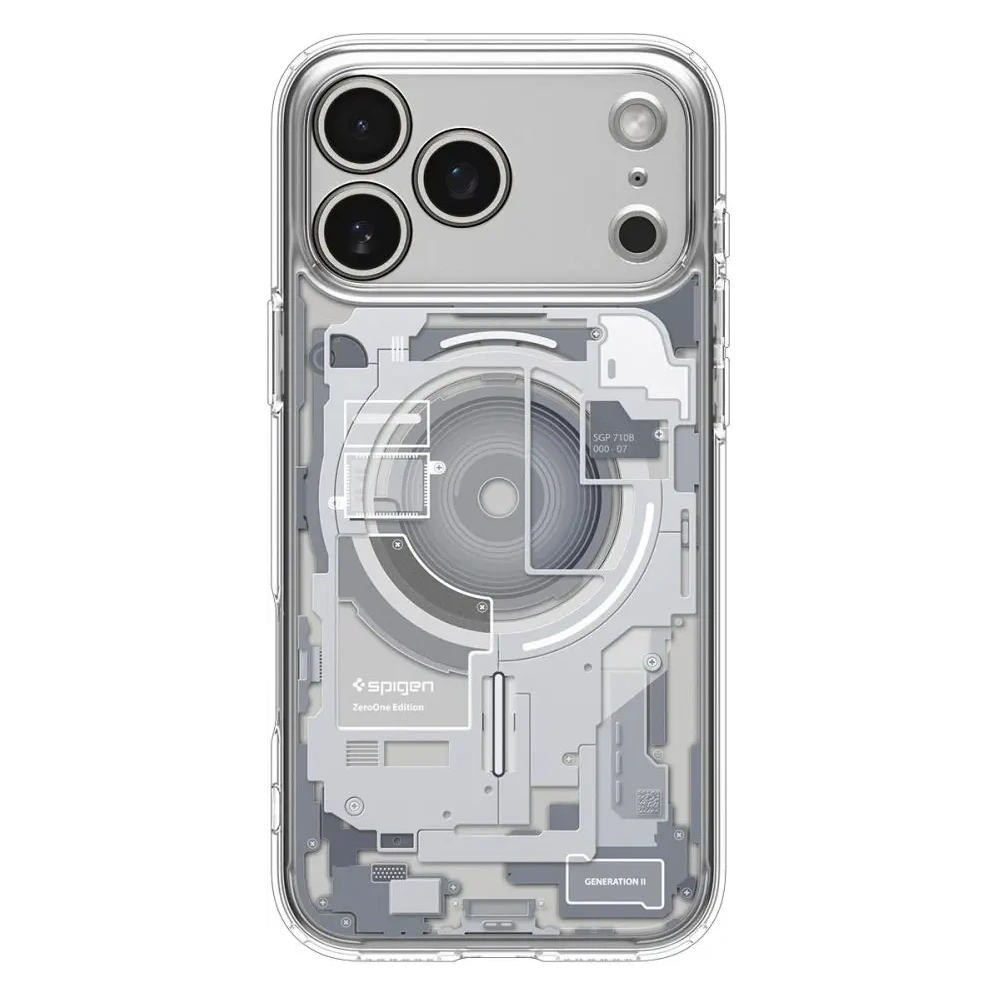 Etui Spigen Ultra Hybrid Mag MagSafe do Apple iPhone 17 Pro Max Zero One White