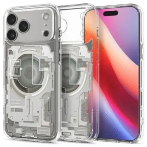 Etui Spigen Ultra Hybrid Mag MagSafe do Apple iPhone 17 Pro Max Zero One Natural Titanium