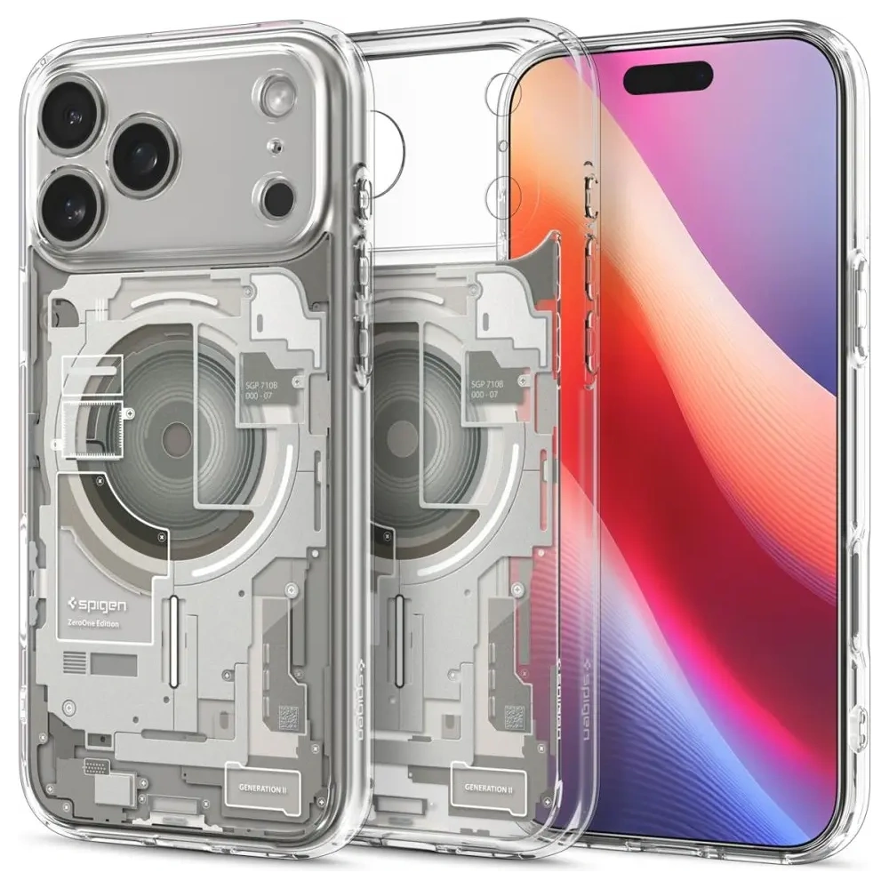 Etui Spigen Ultra Hybrid Mag MagSafe do Apple iPhone 17 Pro Max Zero One Natural Titanium