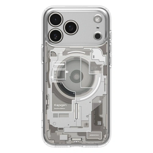 Etui Spigen Ultra Hybrid Mag MagSafe do Apple iPhone 17 Pro Max Zero One Natural Titanium