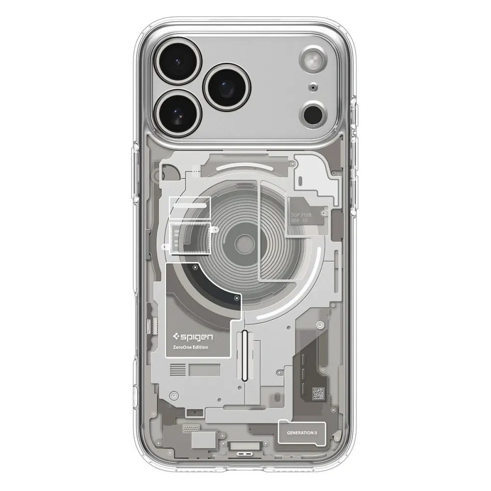 Etui Spigen Ultra Hybrid Mag MagSafe do Apple iPhone 17 Pro Max Zero One Natural Titanium