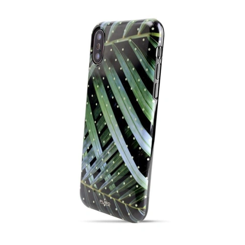 Kup Etui PURO Glam Tropical Leaves Apple iPhone XS/X (Brilliant Leaves) - PUR053BRILEA - {ean13} - Sklep Home Screen