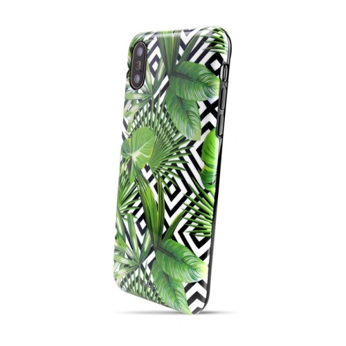 Kup Etui PURO Glam Tropical Leaves Apple iPhone XS/X (Geometric Jungle) - PUR054GEOJUN - {ean13} - Sklep Home Screen