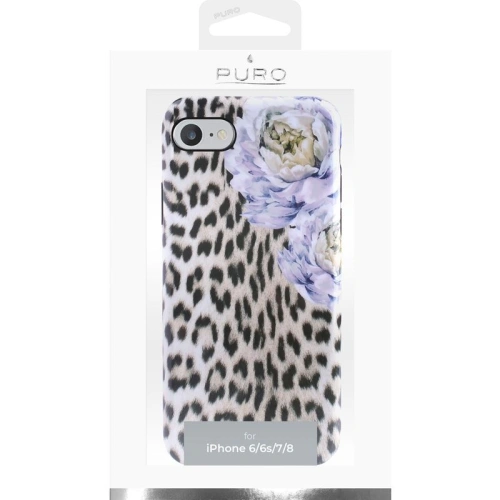 Kup Etui PURO Glam Sweet Leopard Apple iPhone SE 2022/SE 2020/8/7/6s (Leo Pünkösdi rózsa) - PUR055LEOPEO - {ean13} - Sklep Home Screen