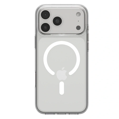 Etui Spigen Liquid Crystal Mag MagSafe do Apple iPhone 17 Pro Max Clear/white