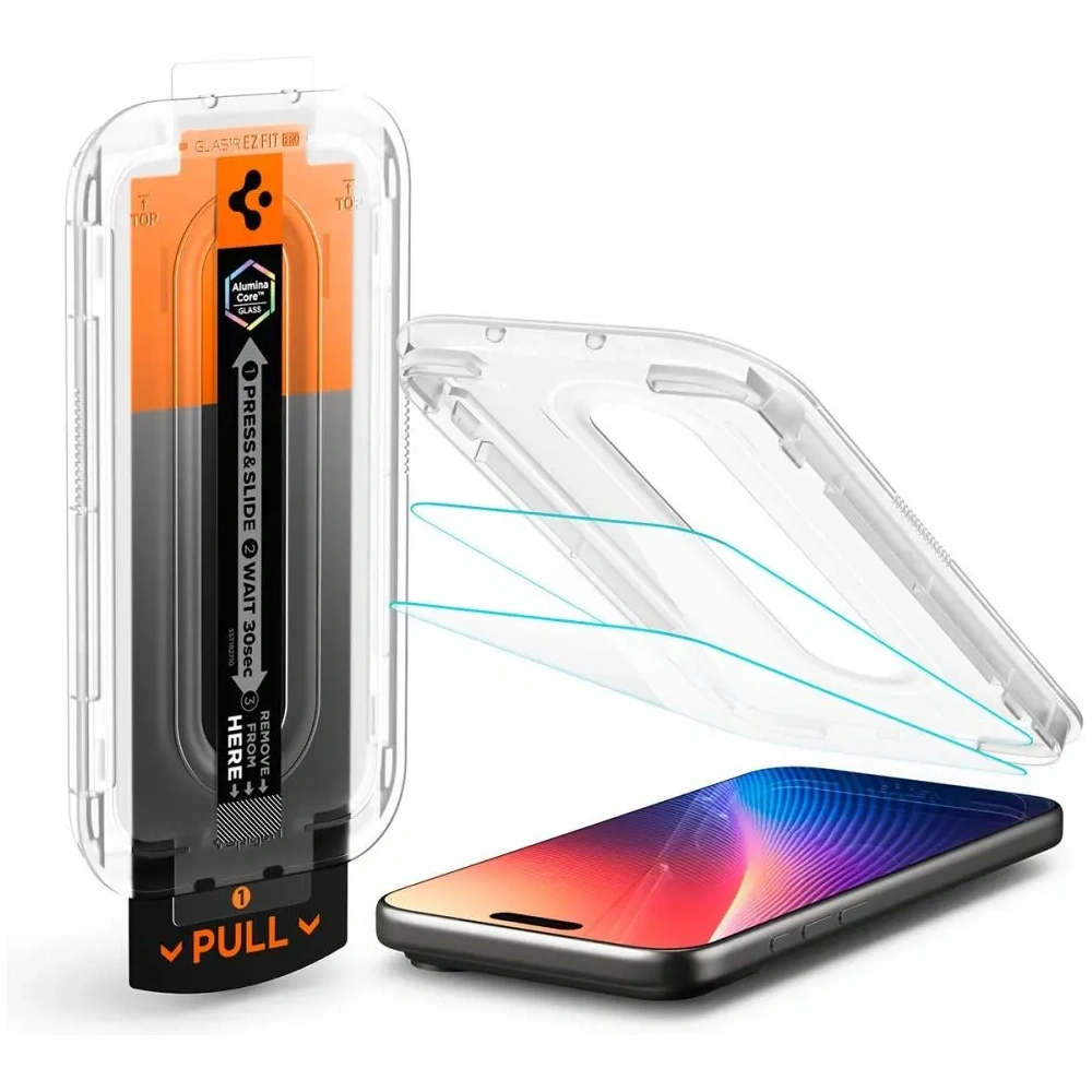 Szkło hartowane Spigen Glas.tr ez Fit Pro do Apple iPhone 16 Pro Max / 17 Pro Max Clear