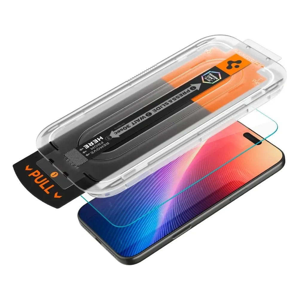 Szkło prywatyzujące Spigen Glas.tr ez Fit Pro do Apple iPhone 16 Pro Max / 17 Pro Max Privacy