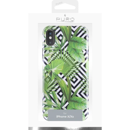 Kup Etui PURO Glam Tropical Leaves Apple iPhone XS/X (Geometric Jungle) - PUR054GEOJUN - {ean13} - Sklep Home Screen