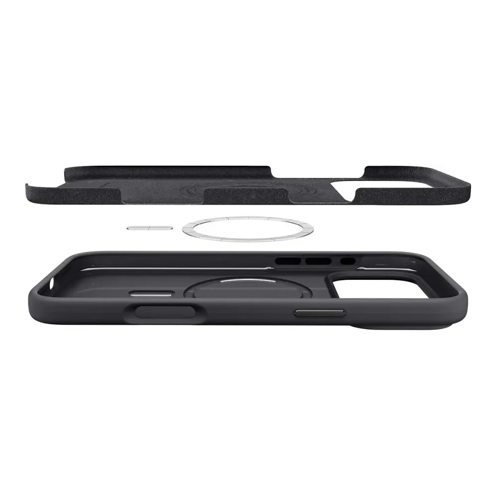 Etui Spigen Silicone Fit Mag MagSafe do Apple iPhone 17 Pro Black