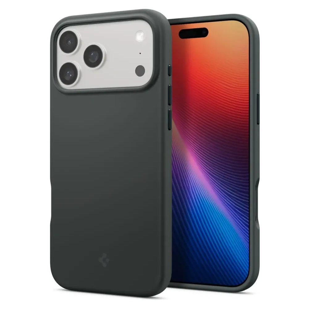 Etui Spigen Silicone Fit Mag MagSafe do Apple iPhone 17 Pro Abyss Green