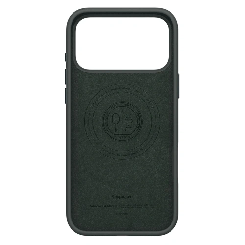 Etui Spigen Silicone Fit Mag MagSafe do Apple iPhone 17 Pro Abyss Green