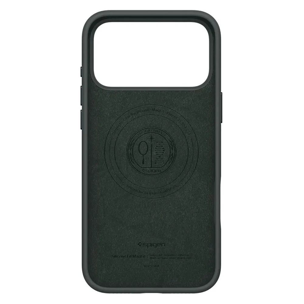 Etui Spigen Silicone Fit Mag MagSafe do Apple iPhone 17 Pro Abyss Green