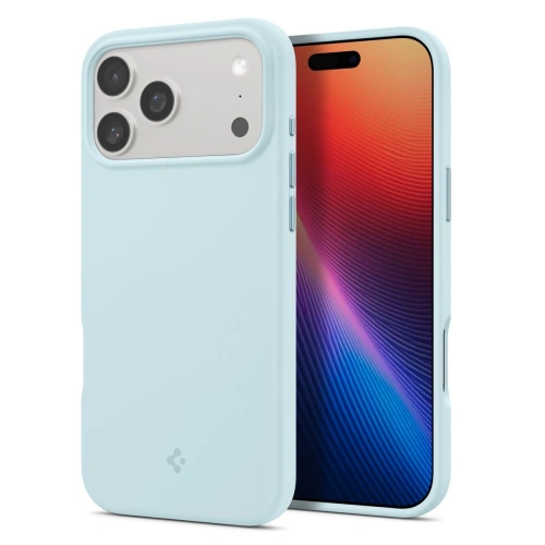 Etui Spigen Silicone Fit Mag MagSafe do Apple iPhone 17 Pro Mute Blue