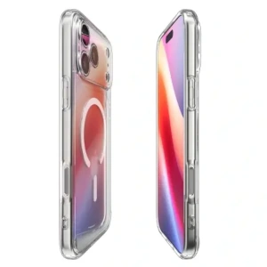 Etui Spigen Ultra Hybrid Mag MagSafe do Apple iPhone 17 Pro Clear/white