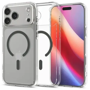 Etui Spigen Ultra Hybrid Mag MagSafe do Apple iPhone 17 Pro Clear/graphite