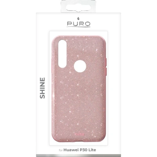 Kup PURO Glitter Shine Hülle Huawei P30 Lite (Rose Gold) - PUR056RS - {ean13} - Sklep Home Screen