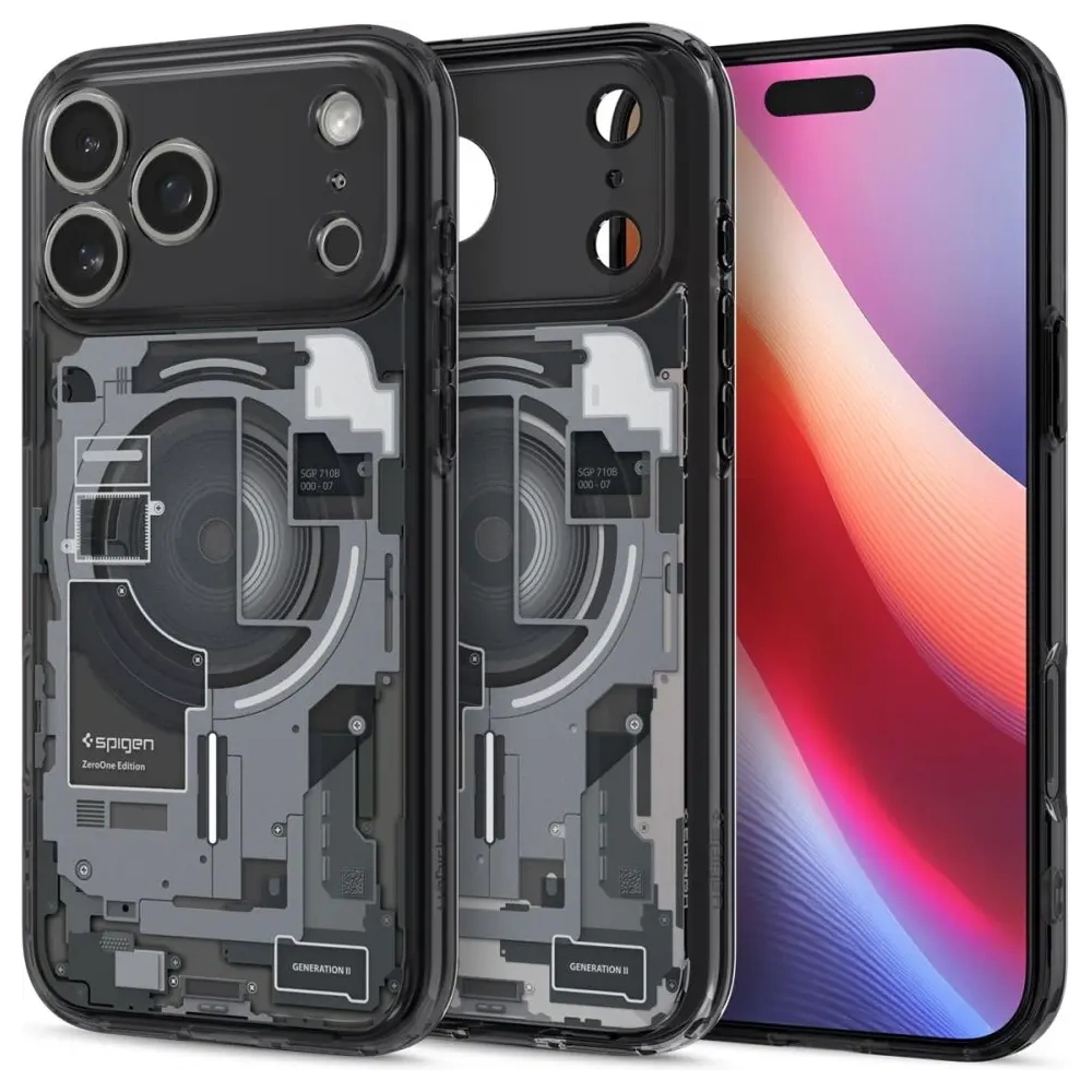 Etui Spigen Ultra Hybrid Mag MagSafe do Apple iPhone 17 Pro Zero One Black