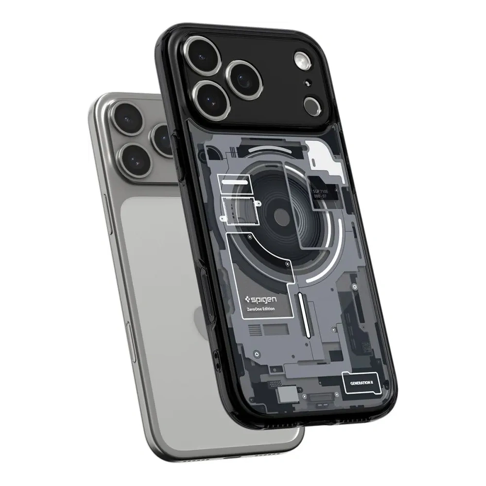 Etui Spigen Ultra Hybrid Mag MagSafe do Apple iPhone 17 Pro Zero One Black