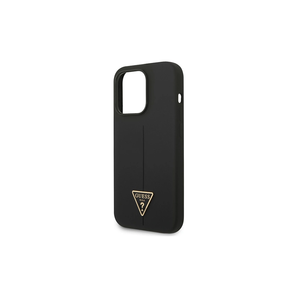 [CR] Etui Guess GUHCP14XSLTGK Apple iPhone 14 Pro Max czarny/black hardcase Silicone Triangle
