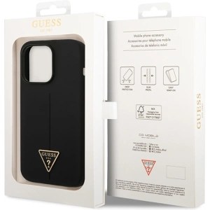 [CR] Etui Guess GUHCP14XSLTGK Apple iPhone 14 Pro Max czarny/black hardcase Silicone Triangle