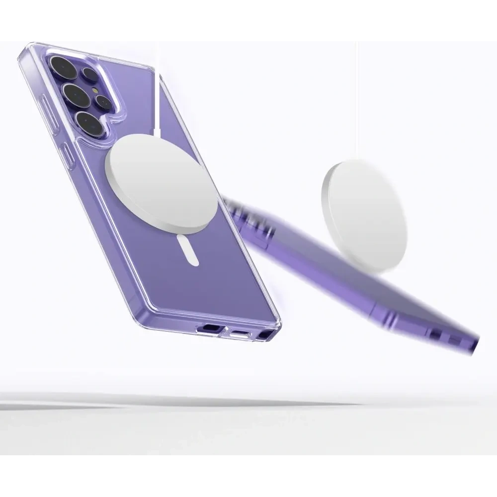 [CR] Etui Tech-Protect Flexair Hybrid MagSafe Samsung Galaxy S25 Ultra Clear