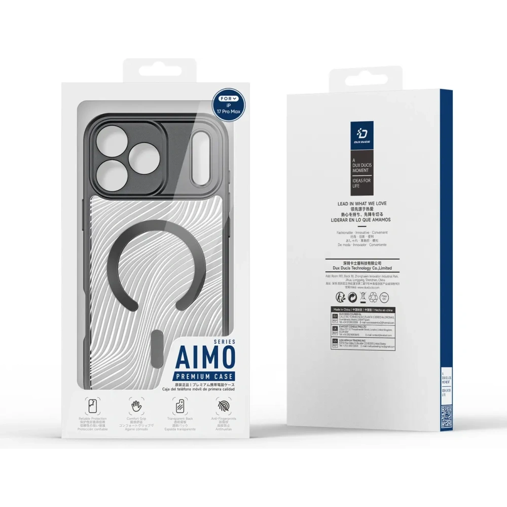 Etui Dux Ducis AIMO Mag do Apple iPhone 17 Pro Max MagSafe czarne