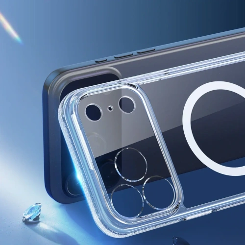 Etui Dux Ducis Clin Mag do Apple iPhone 17 Pro Max MagSafe przezroczyste