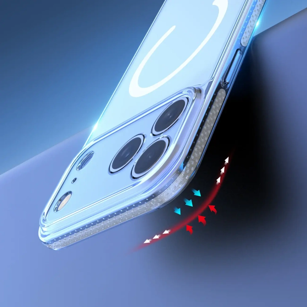 Etui Dux Ducis Clin Mag do Apple iPhone 17 Pro Max MagSafe przezroczyste