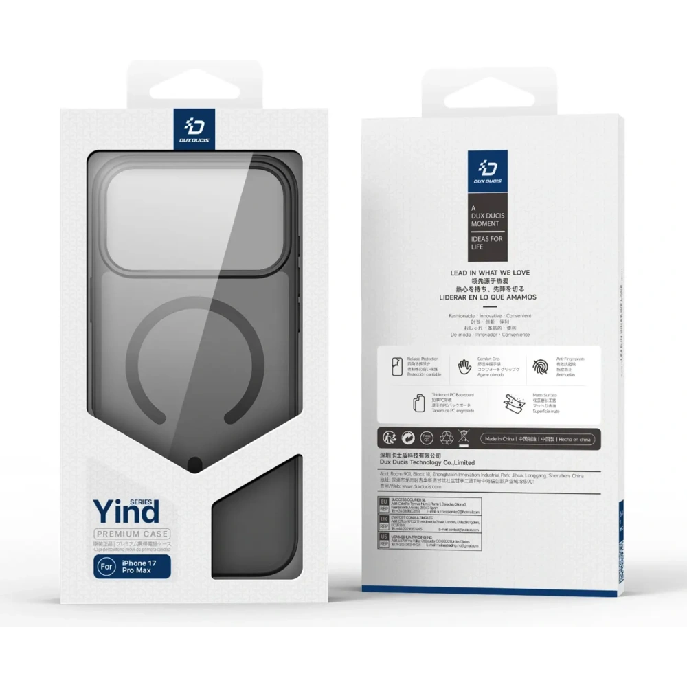 Etui Dux Ducis Yind do Apple iPhone 17 Pro Max MagSafe czarne