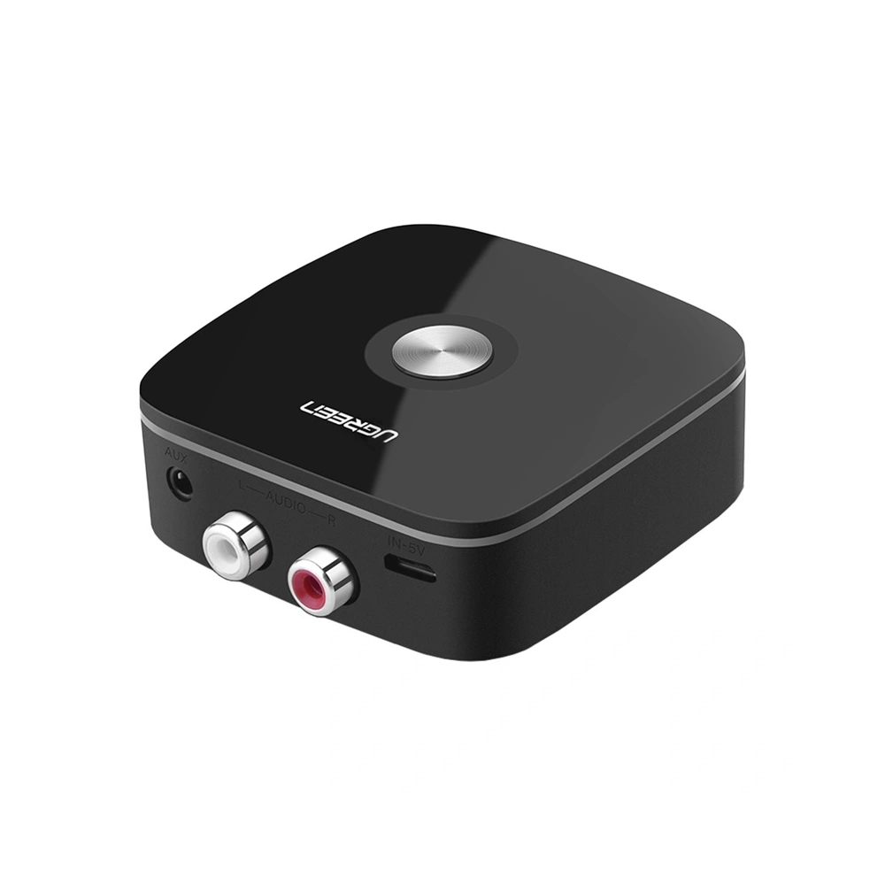 Adapter / odbiornik Bluetooth 5.1 UGREEN CM106 2xRCA, jack 3.5mm, aptX HD, USB-C czarny