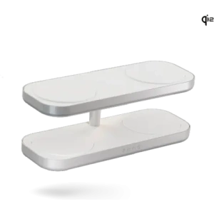Ładowarka bezprzewodowa ZENS Quattro Wireless Charger Pro 4 Qi2 do czterech urządzeń (4x15W) kompatybilna z MagSafe (whi